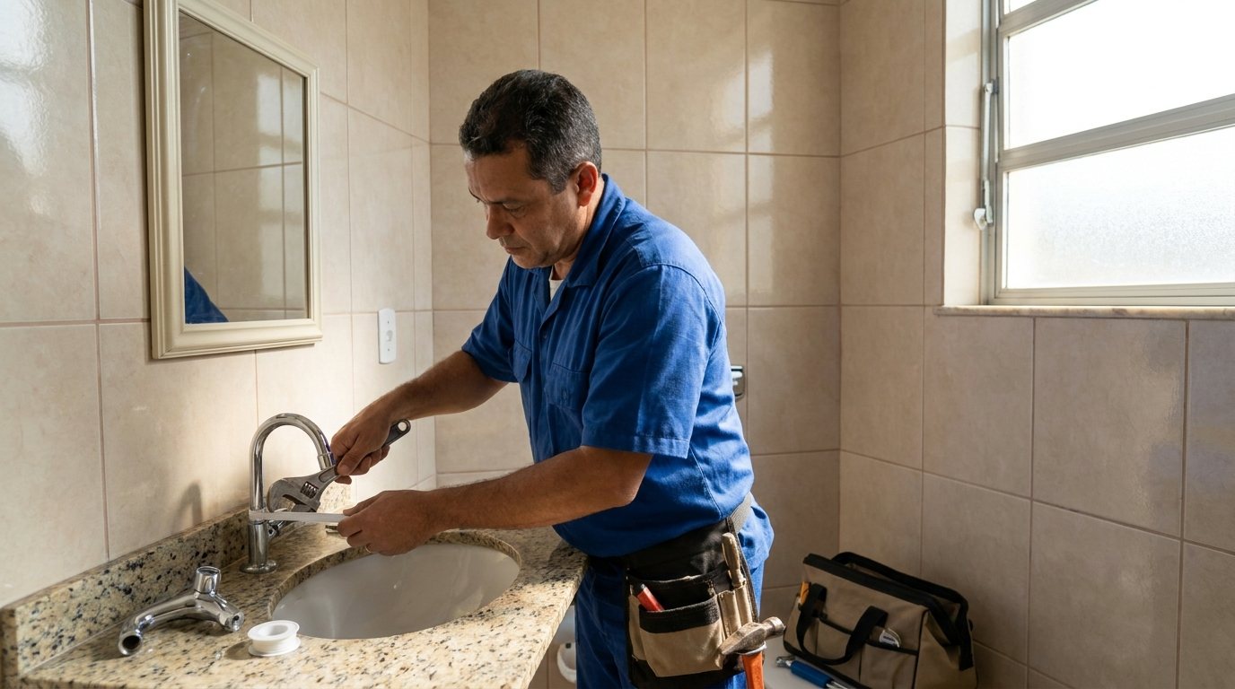 Instalação Hidráulica no Banheiro em Guarulhos‑SP