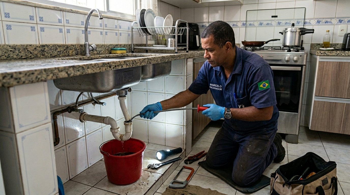 Ligação da Pia da Cozinha em Guarulhos‑SP