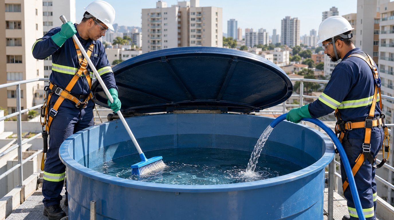 Reservatório de Condomínio em Guarulhos‑SP
